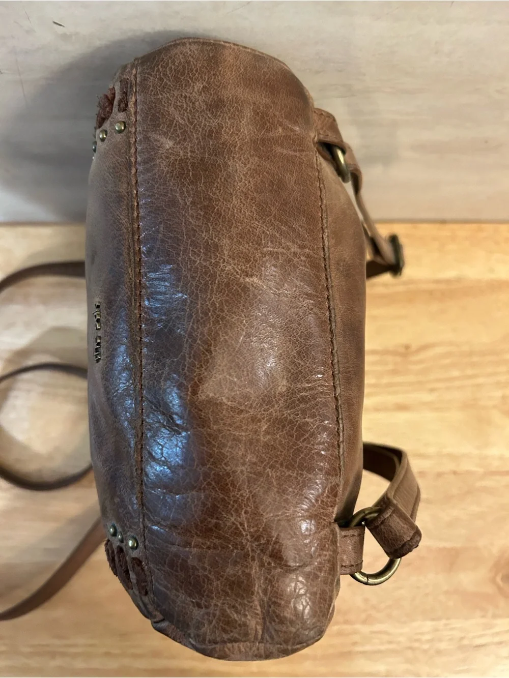 The Sak Loyola Leather Convertible Mini Backpack
